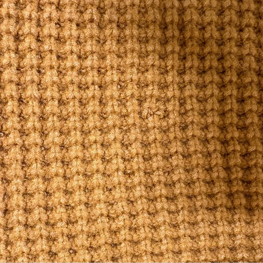 Modcloth cowlneck chunky sweater mustard yellow fall cozy versitile soft autumn - Picture 10 of 10